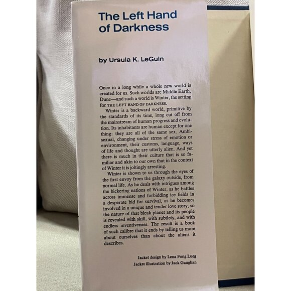 The Left Hand of Darkness Ursula K LeGuin HC Book Club Edition Sci-Fi Used 1st E - Picture 7 of 16